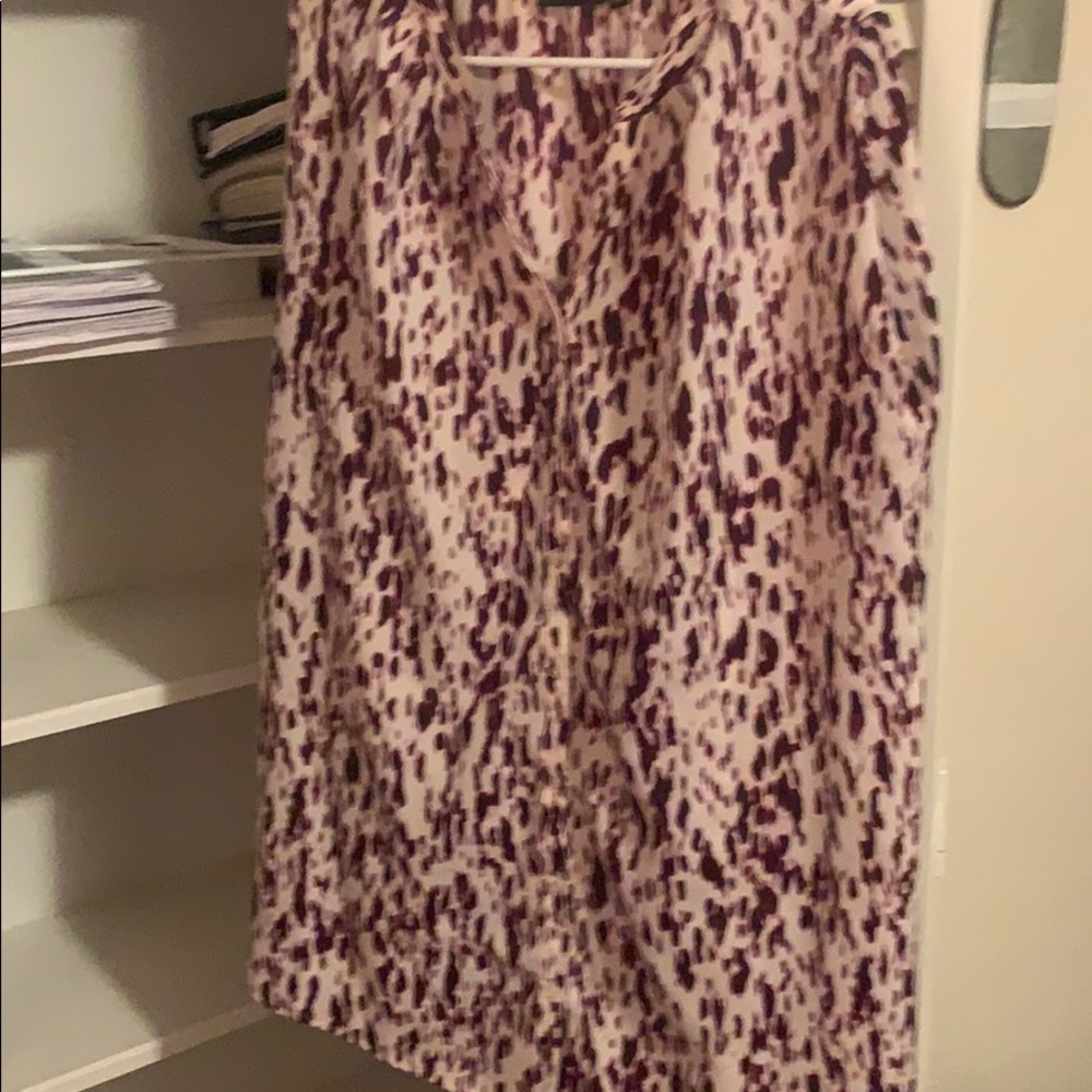 Flowy Purple Leopard Print
